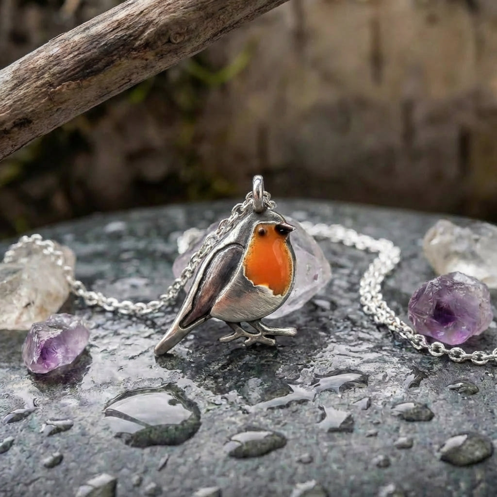 Vintage Branchbird Charm
