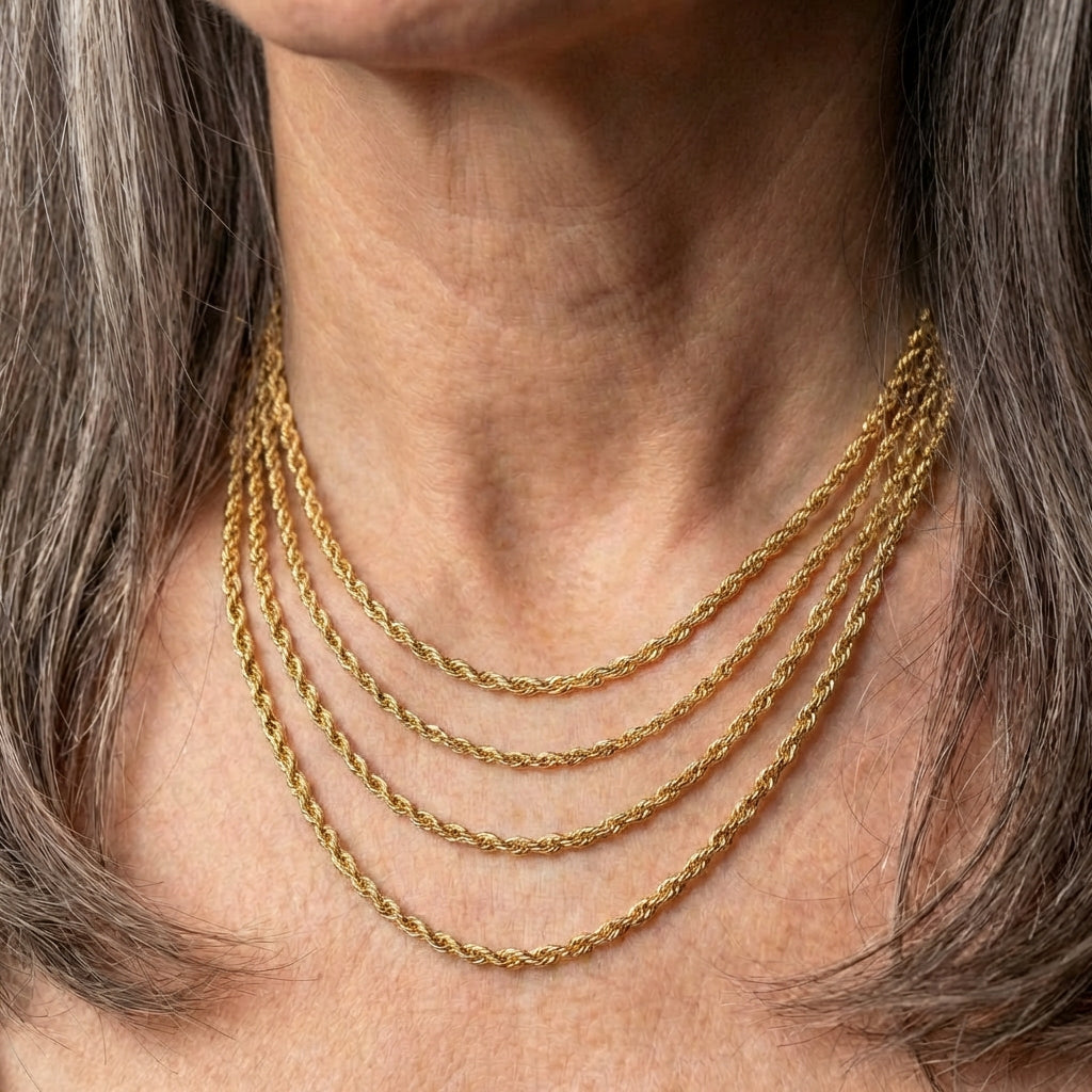 Vintage Chain Gold Necklace