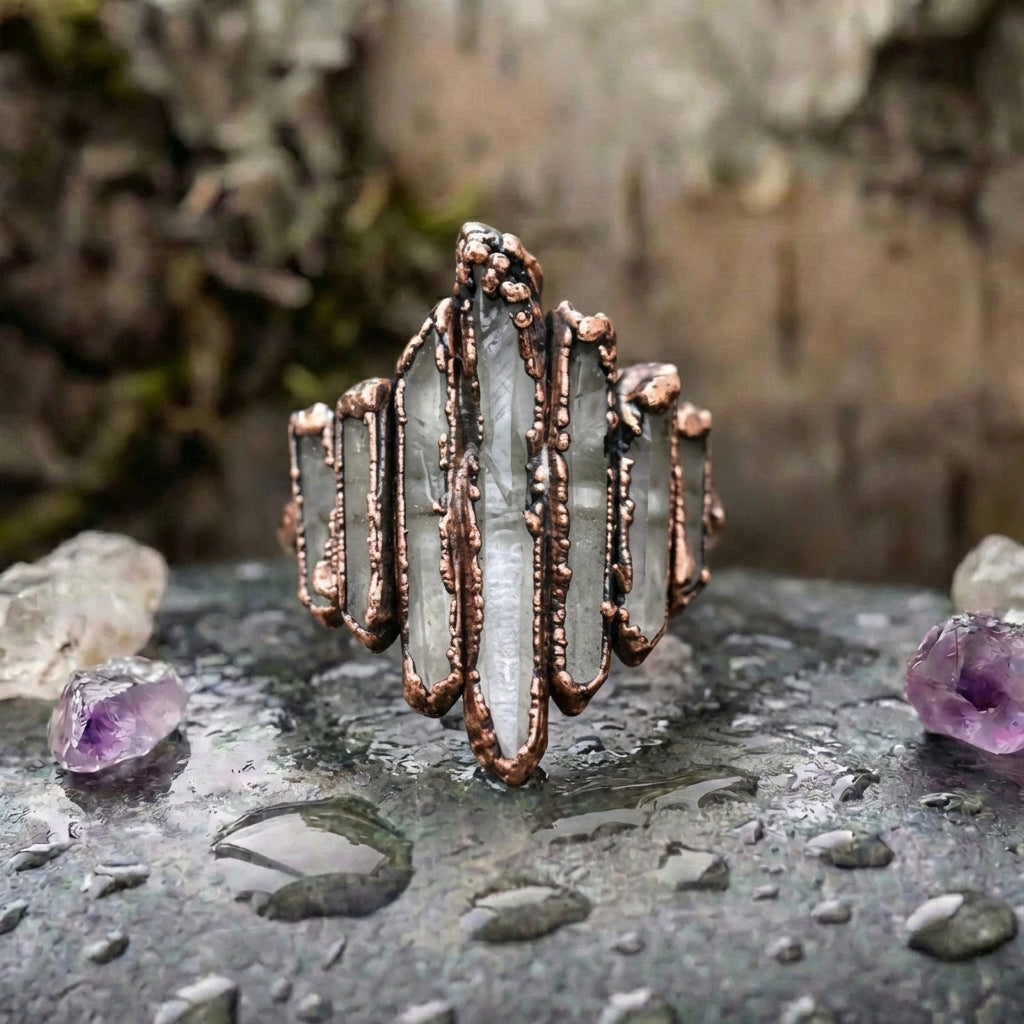 Vintage Cluster Statement Ring