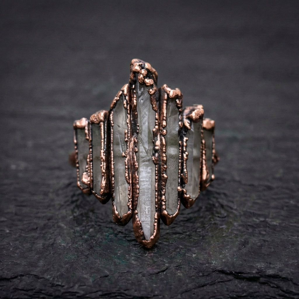 Vintage Cluster Statement Ring