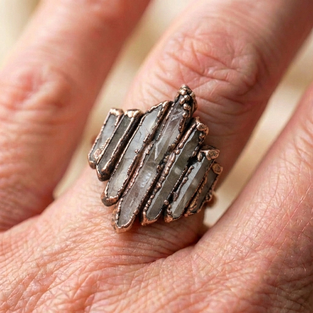 Vintage Cluster Statement Ring