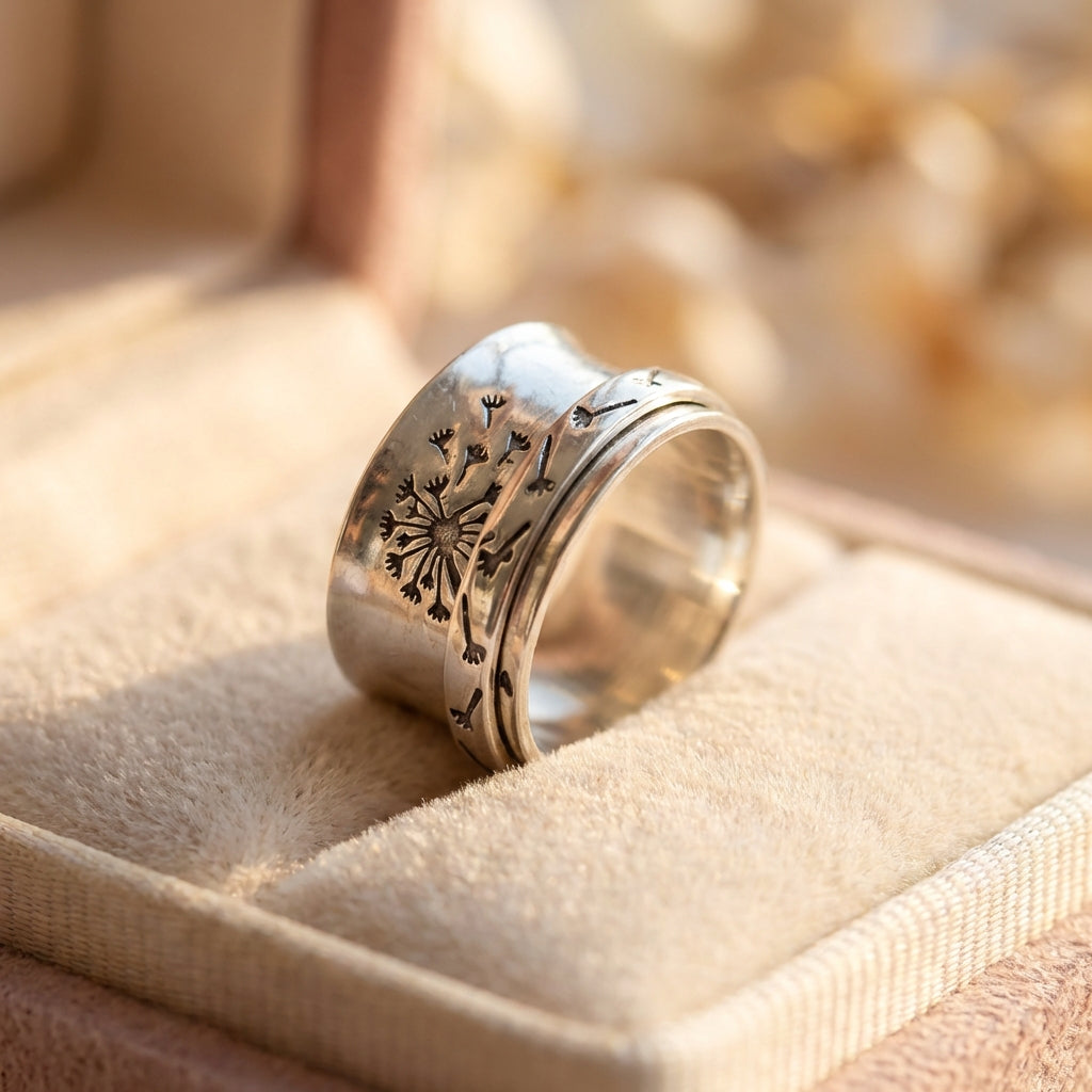 Vintage Dandelion Ring