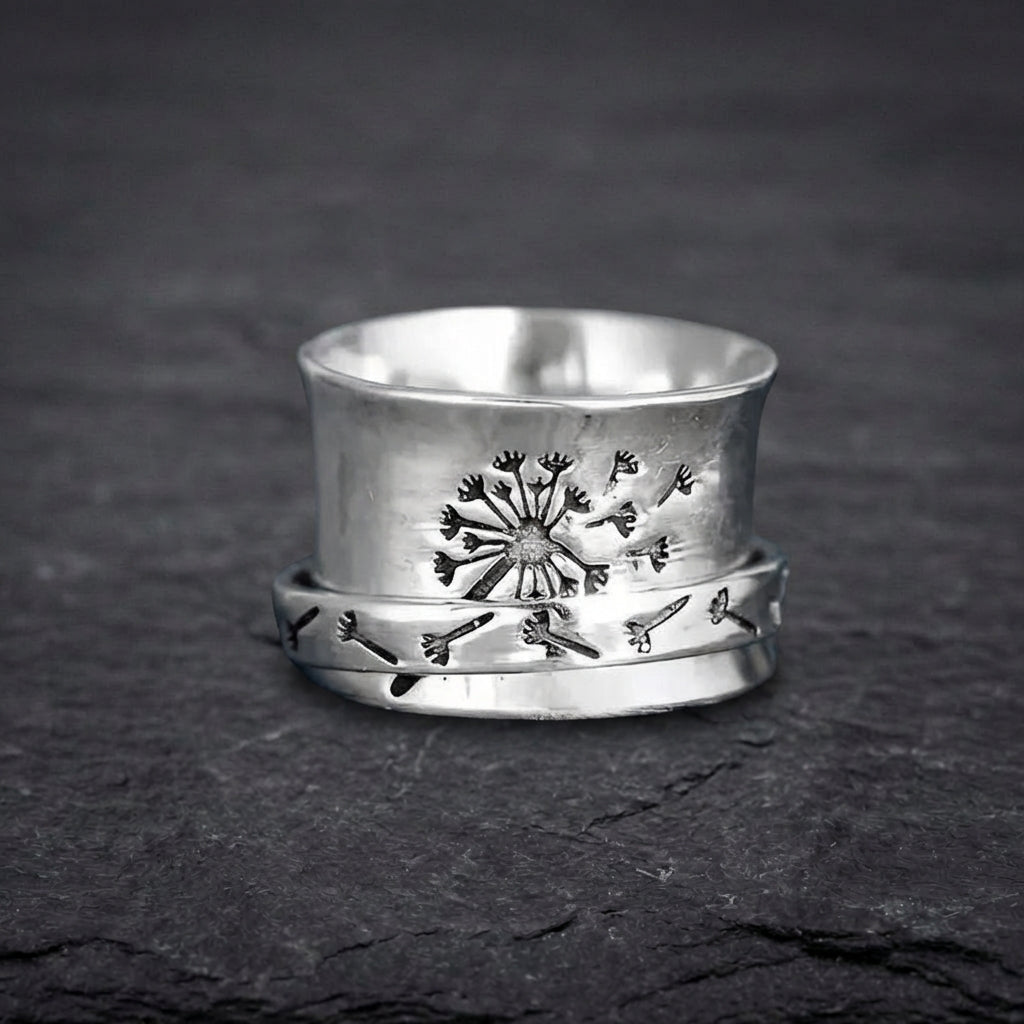 Vintage Dandelion Ring 85881744
