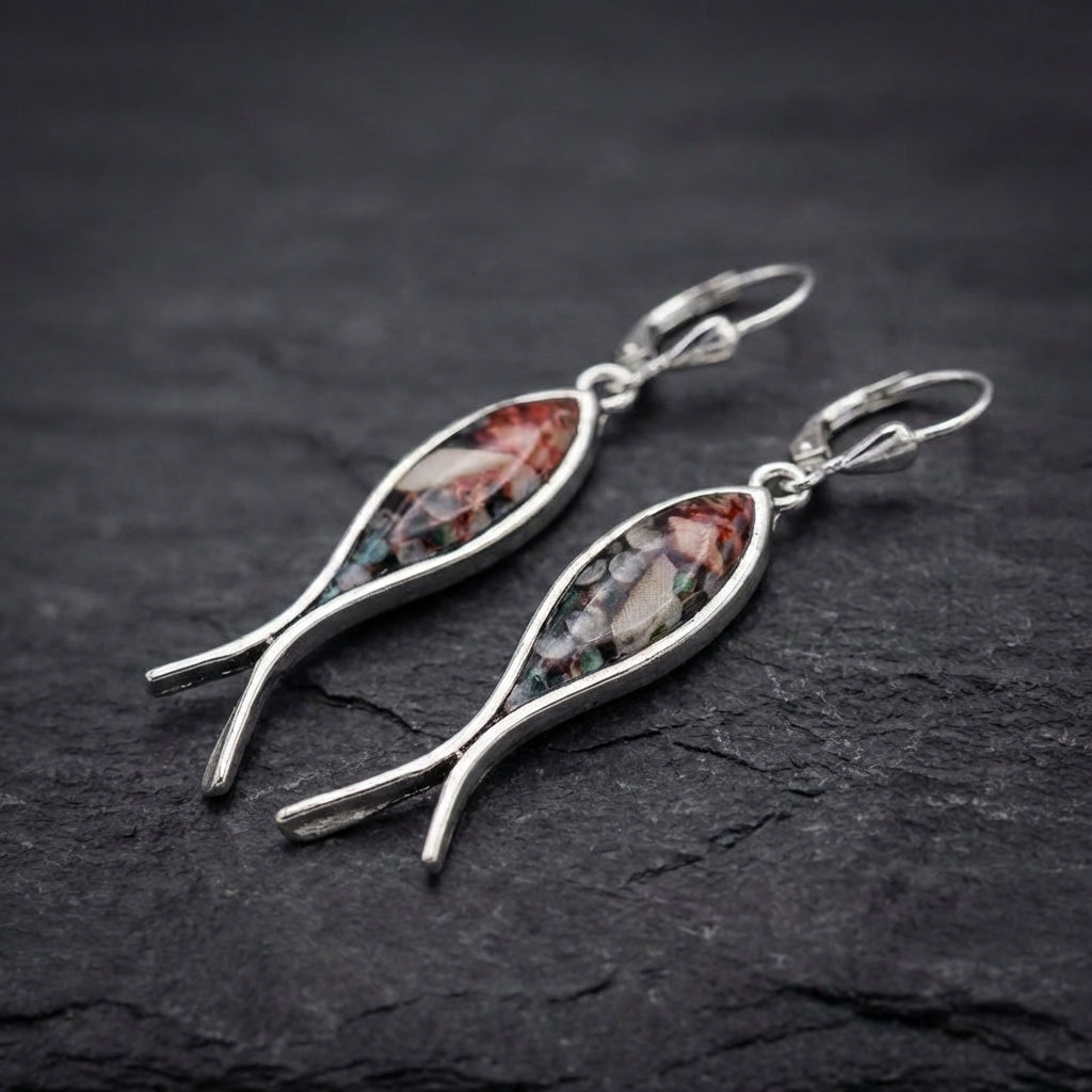 Vintage Fish Dangle Earrings 24751621
