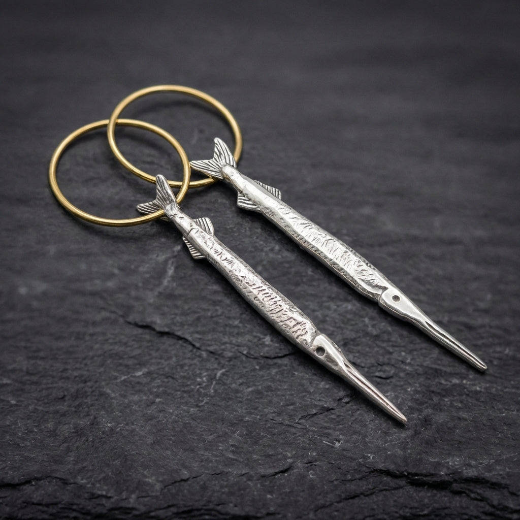 Vintage Fish Drop Earrings 02928910