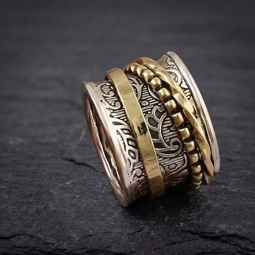 Vintage Geometric Statement Ring 28729477