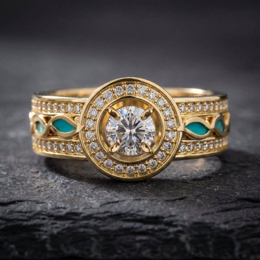 Vintage Gold Diamond Ring 51851054