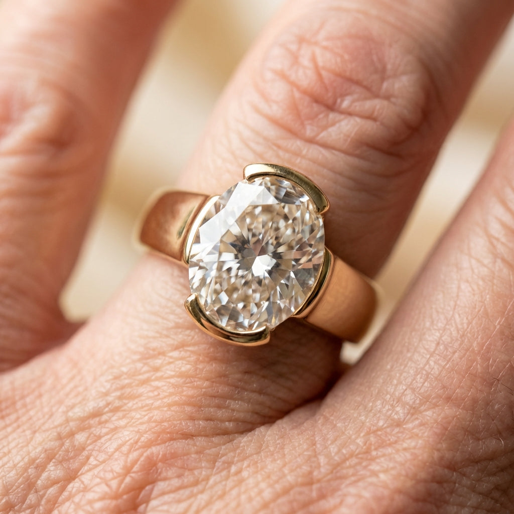 Vintage Gold & Zirconia Ring