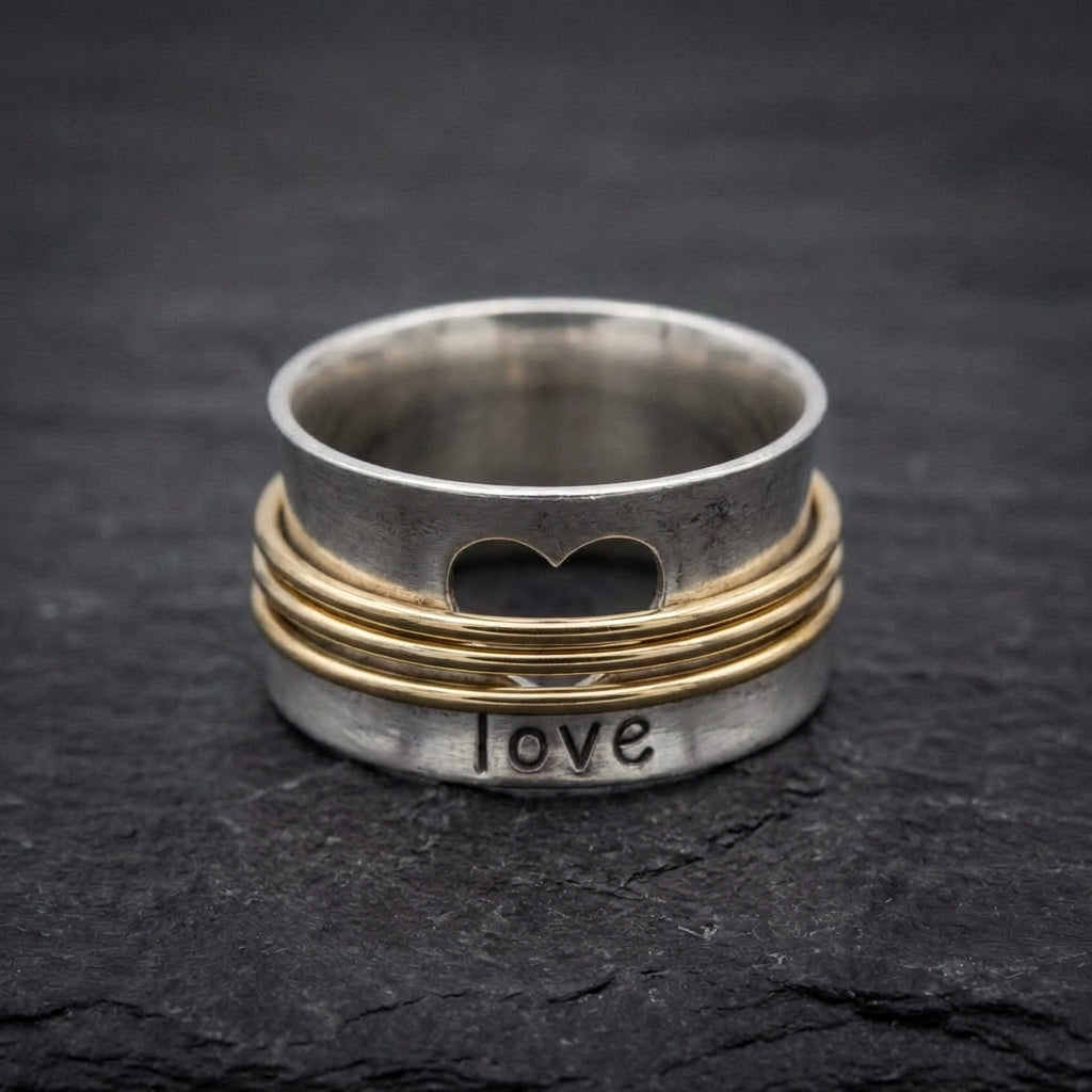 Vintage Heart Love Ring 03212332