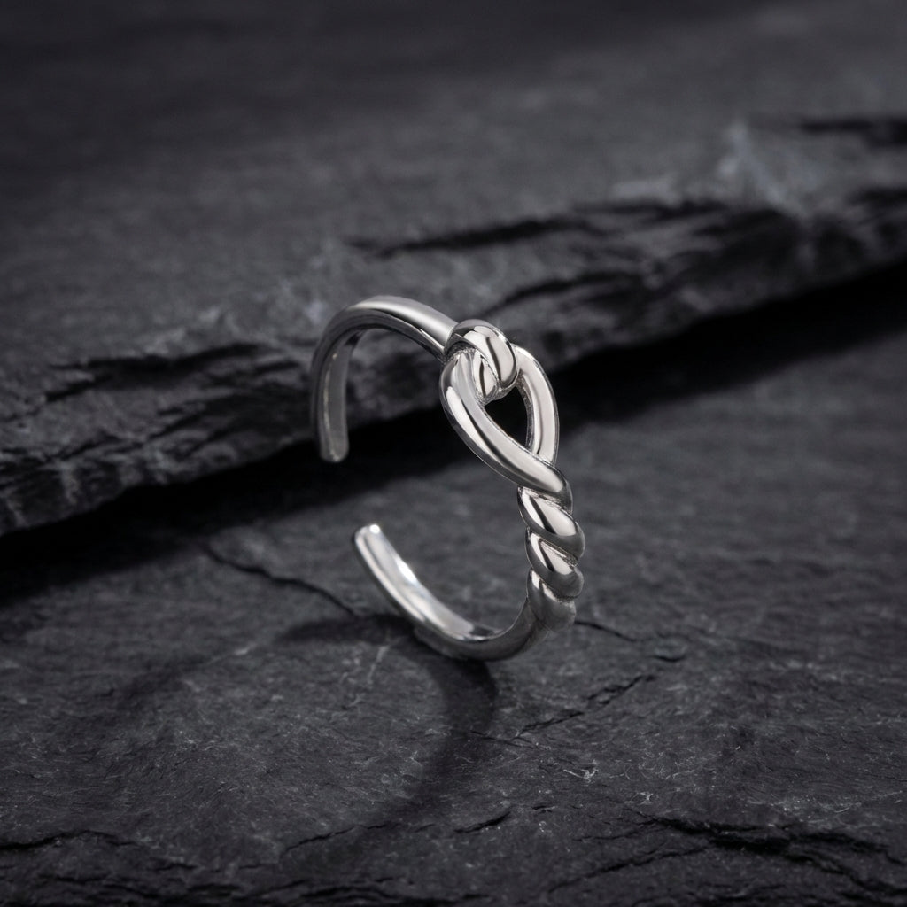 Vintage Knot Heart Ring 39663562