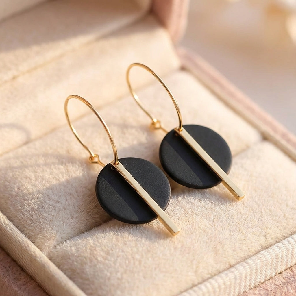 Vintage Obsidian Beam