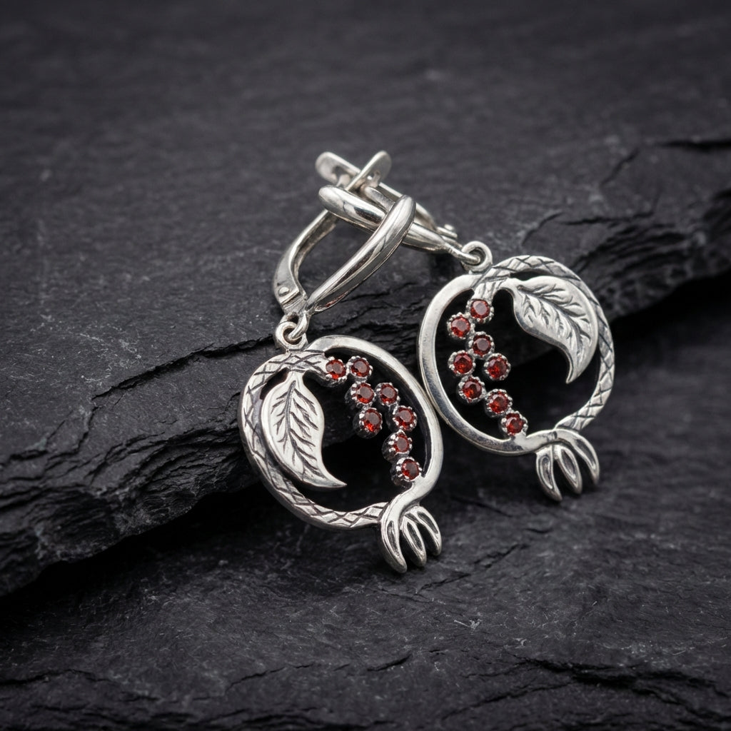 Vintage Pomegranate Earrings 51738953