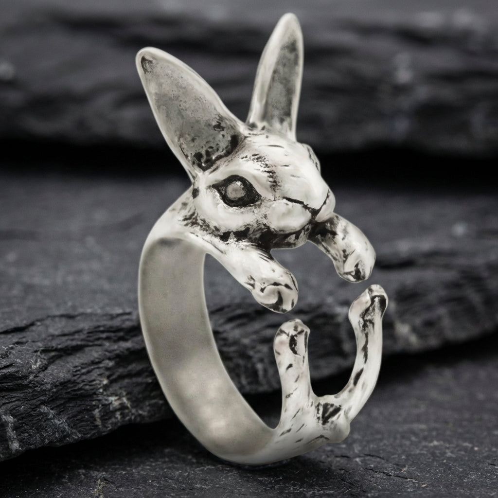 Vintage Rabbit Animal Ring 86083540