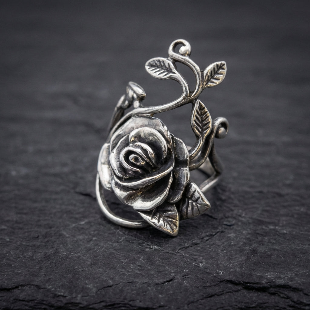 Vintage Rose Statement Ring 56131352