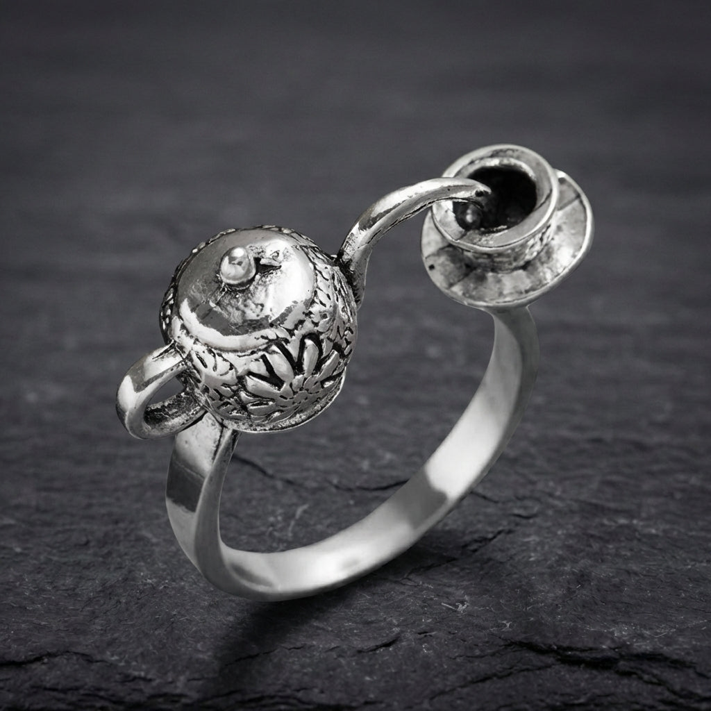Vintage Teapot Ring 92676254