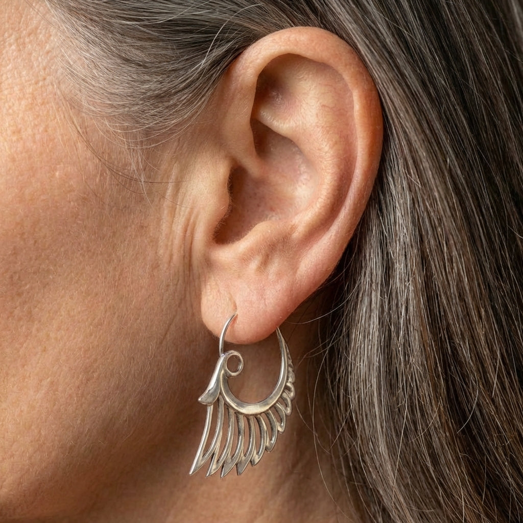 Wings Earrings In Gold