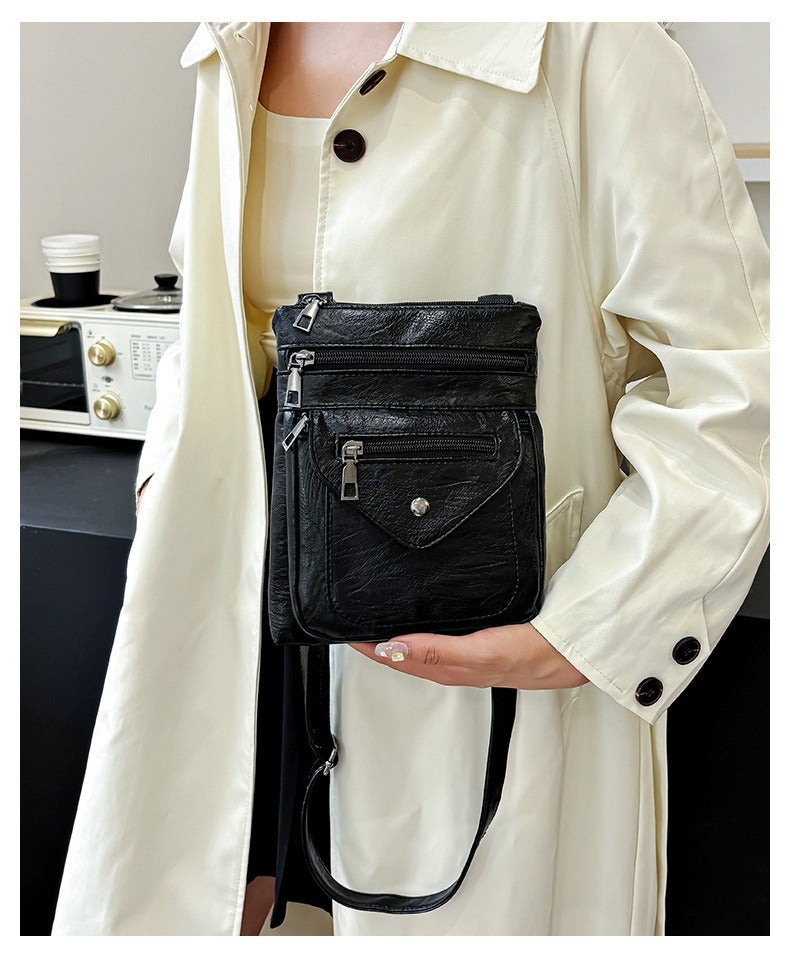 Crossbody Vertical Shoulder Bag