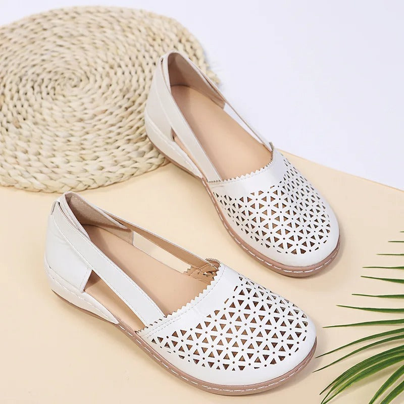 Perforated Slip-On Flats