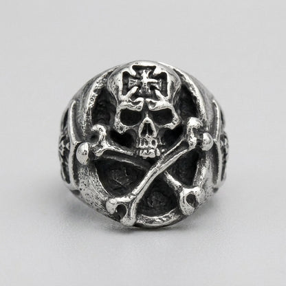 Grimcrest Skull Signet Ring