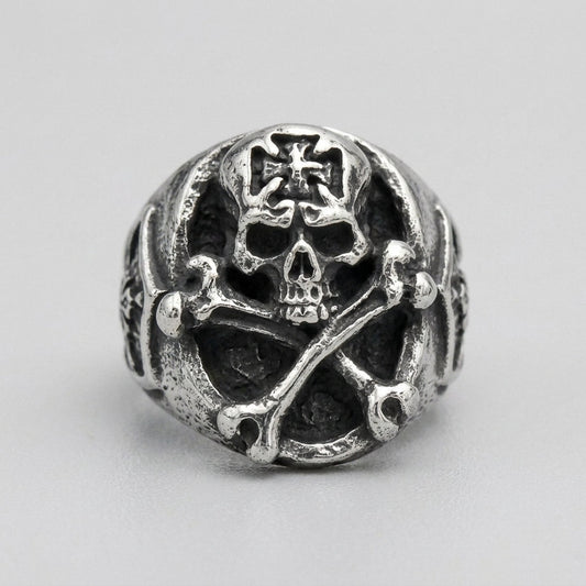 Grimcrest Skull Signet Ring