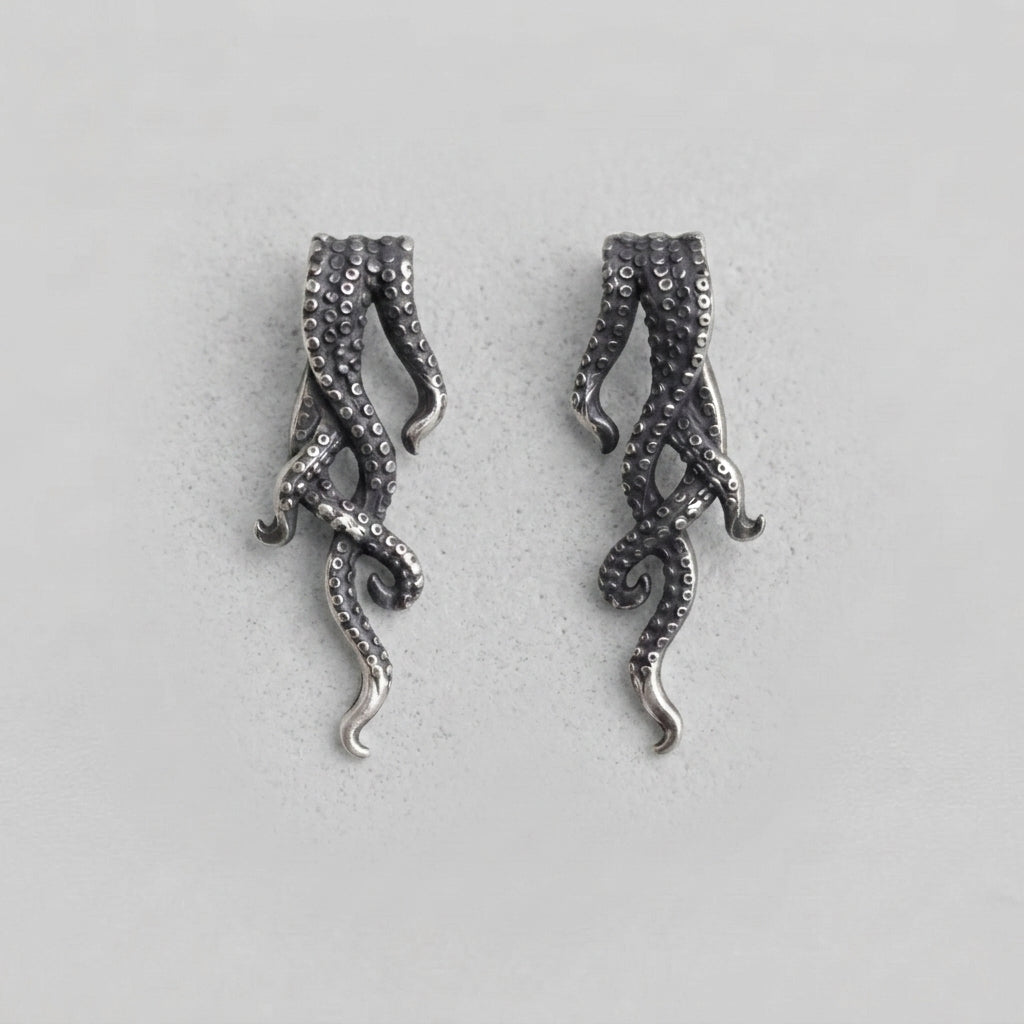 Statement Octopus Drop Earrings