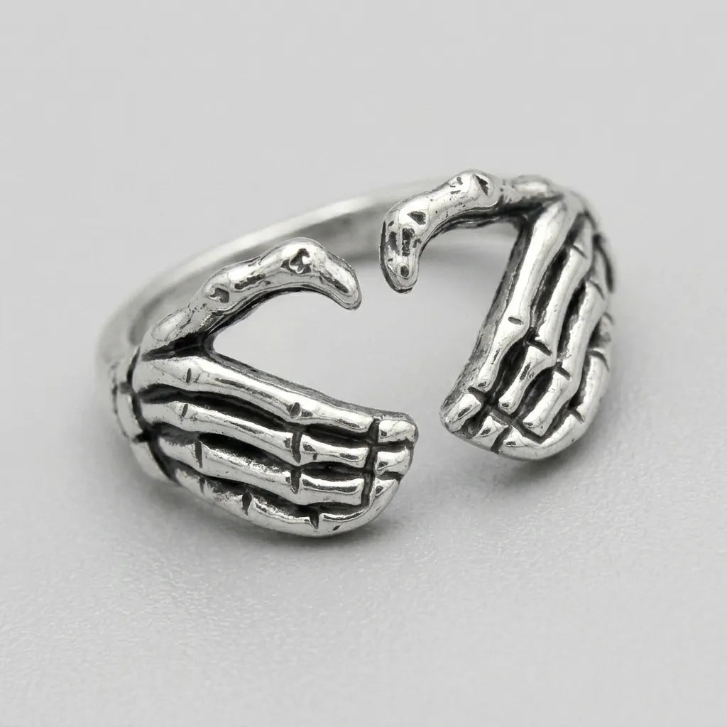 Bone Hand Embrace Ring
