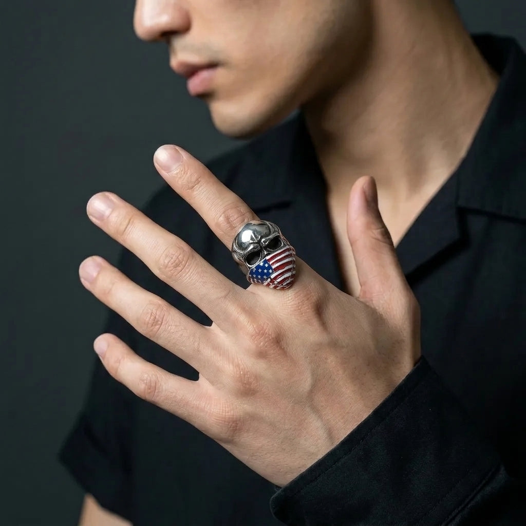 Skull Titanium Ring