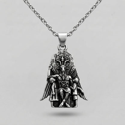 Baphomet Throne Pendant Necklace