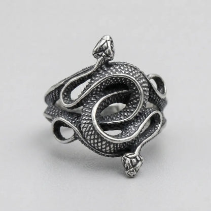 Twin Viper Throne Ring