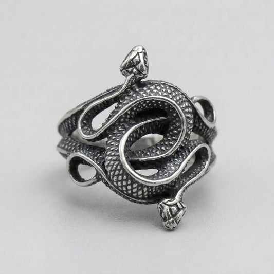 Twin Viper Throne Ring