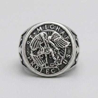 Divine Protector Signet Ring