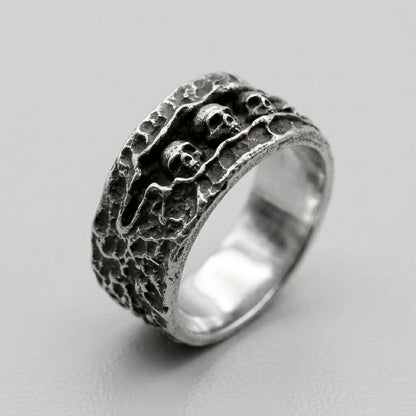 Skull Catacomb Band Ring
