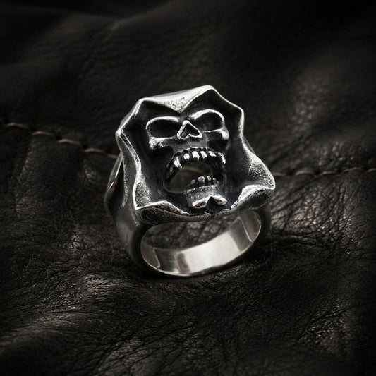 Screaming Skull Ring