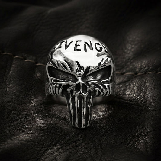 Skull Letter Ring