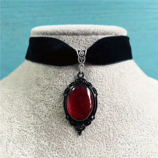 Black Velvet Choker Necklace