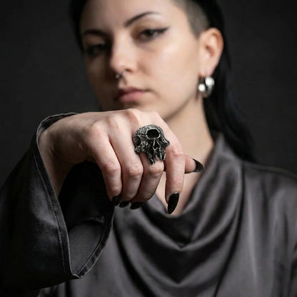 Rotted Skull Ring