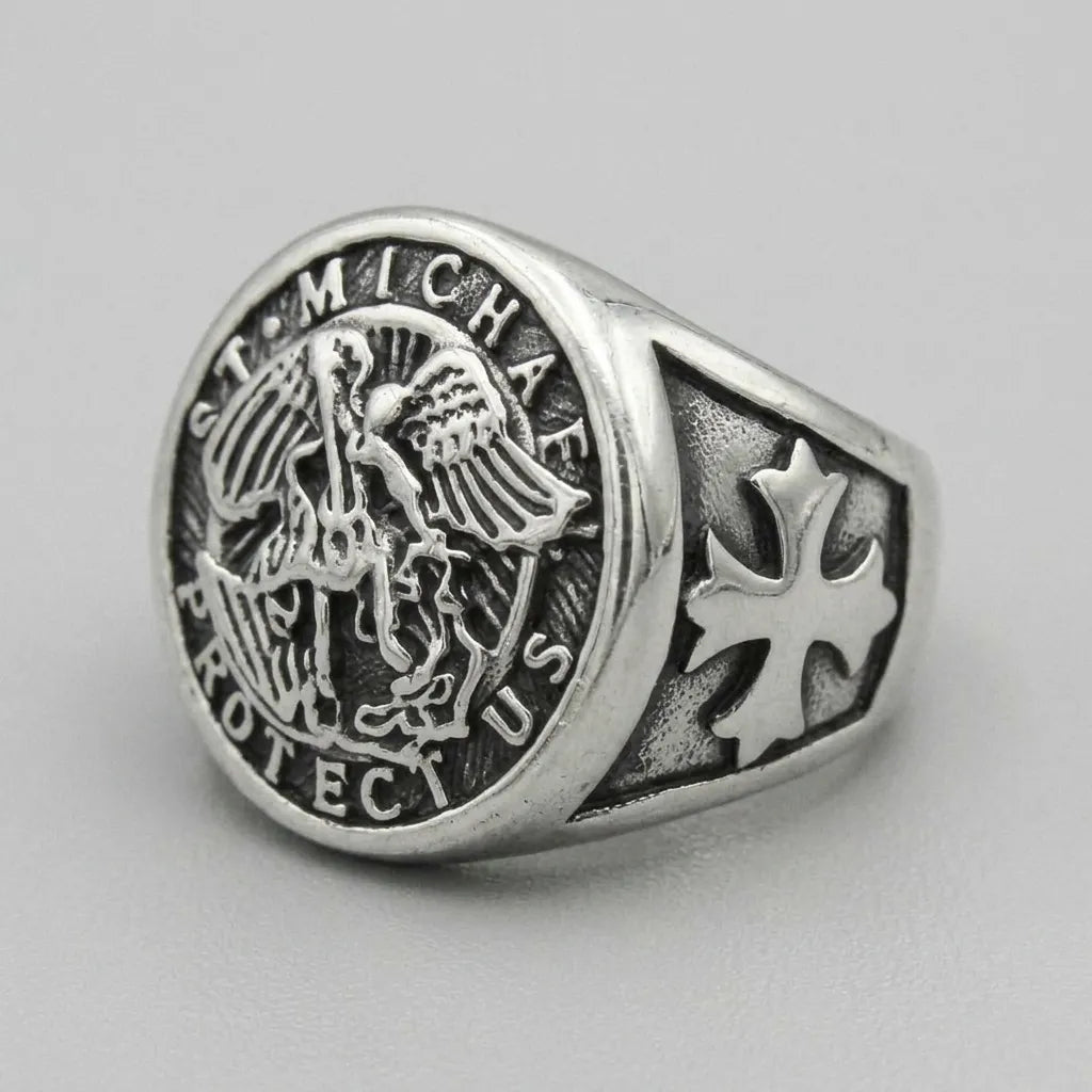Divine Protector Signet Ring