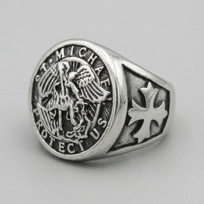 Divine Protector Signet Ring