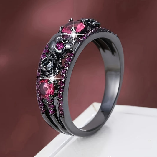 Skull Zirconia Ring