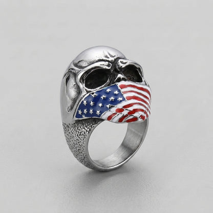 Skull Titanium Ring