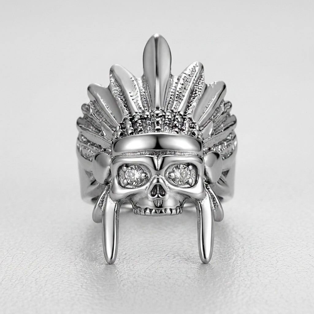 War Chief Skull Ring