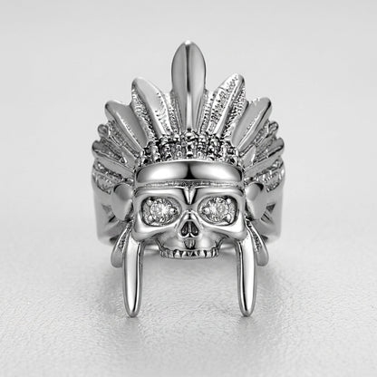 War Chief Skull Ring