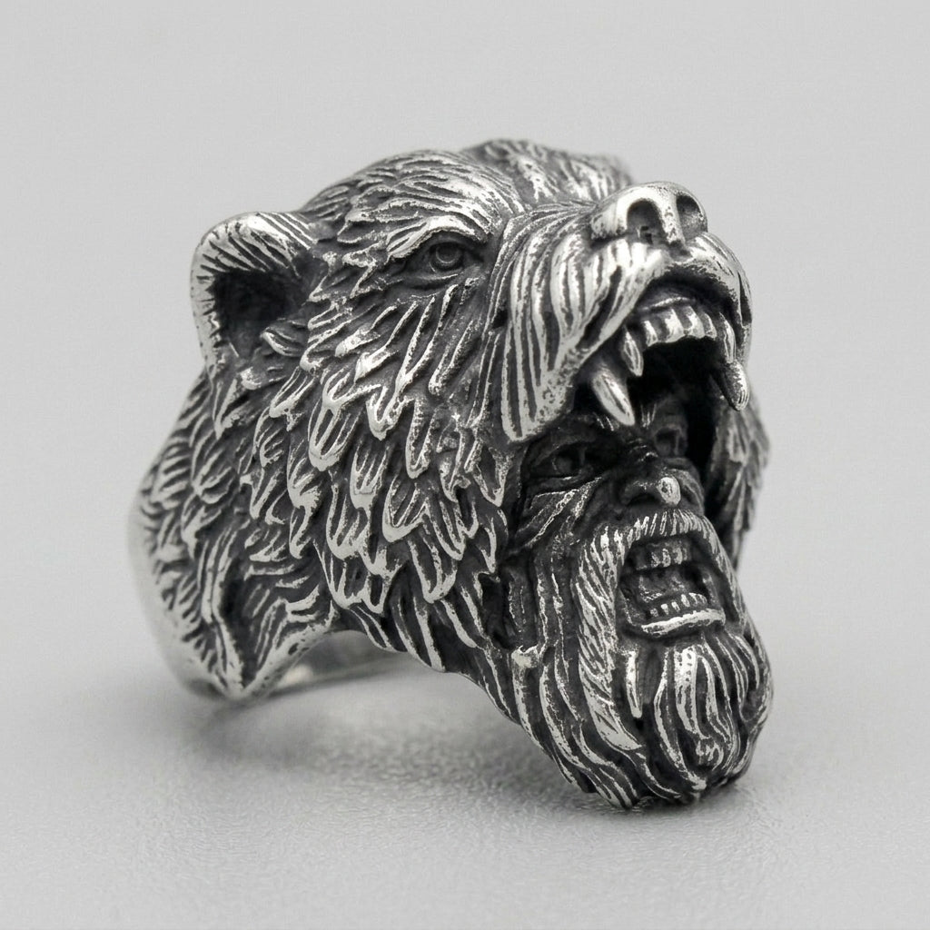 Nordic Bear King Ring