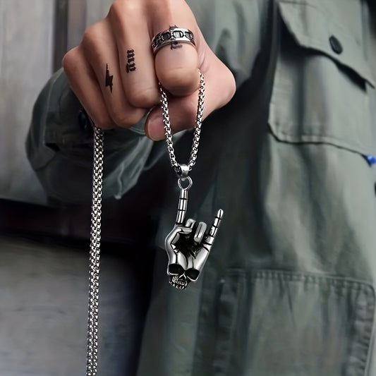 Men's Skull Pendant Necklace