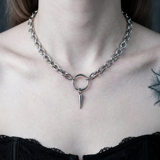 Gothic Spike Chain Necklace