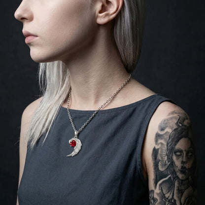 Feather & Wing Clavicle Necklace Set