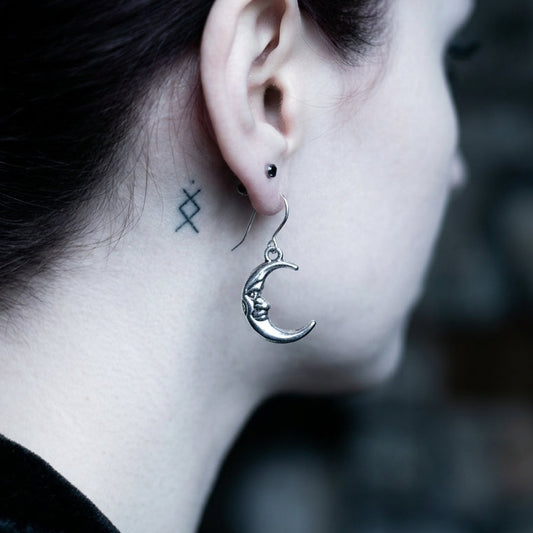 Moon Earrings Hypoallergenic Earrings