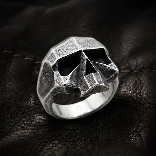 Chunky Skull Statement Ring