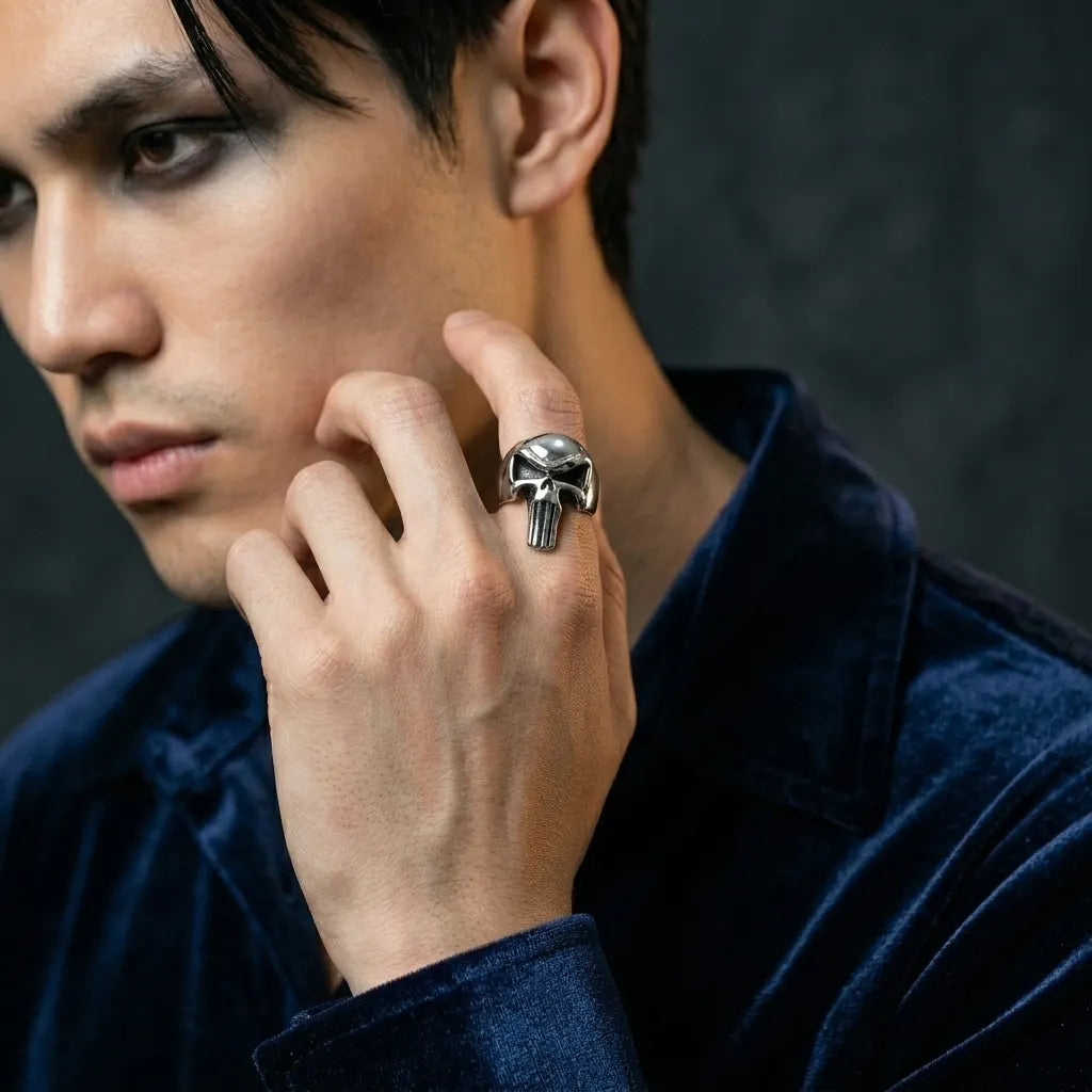 Punisher Skull Statement Ring