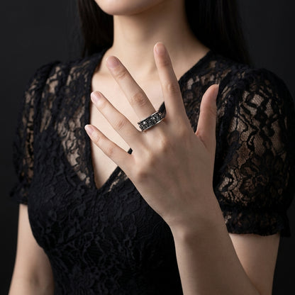 Cross and Skull Cavalry Ring